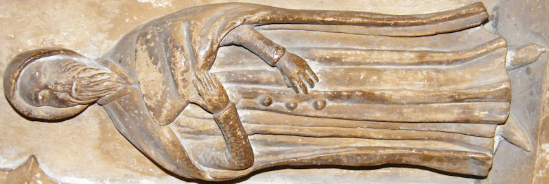 Warwick - St Mary Thomas Beauchamp 1369 and wife Katherine mortimer 1369 weeper